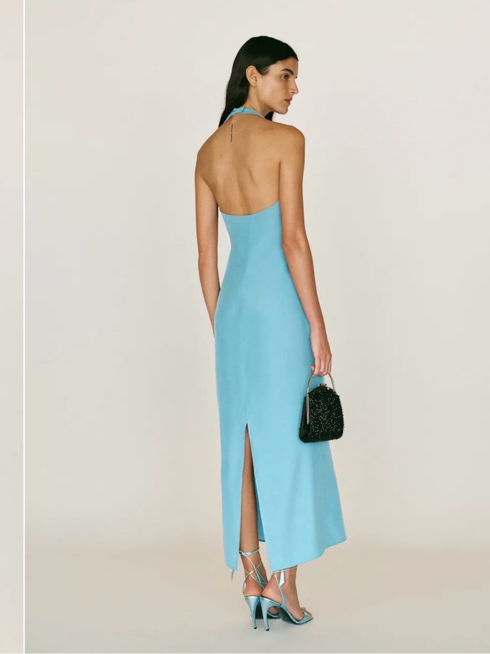 Reformation Alli Halter Midi Dress